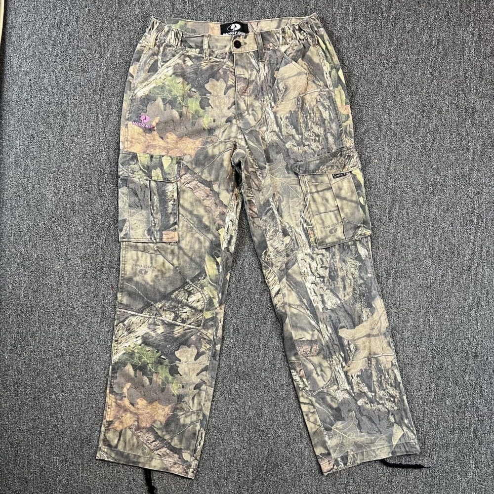 Mossy Oak Y2K Camo Cargo Pants Medium Green Brown Break-Up Country Utility — photo 2